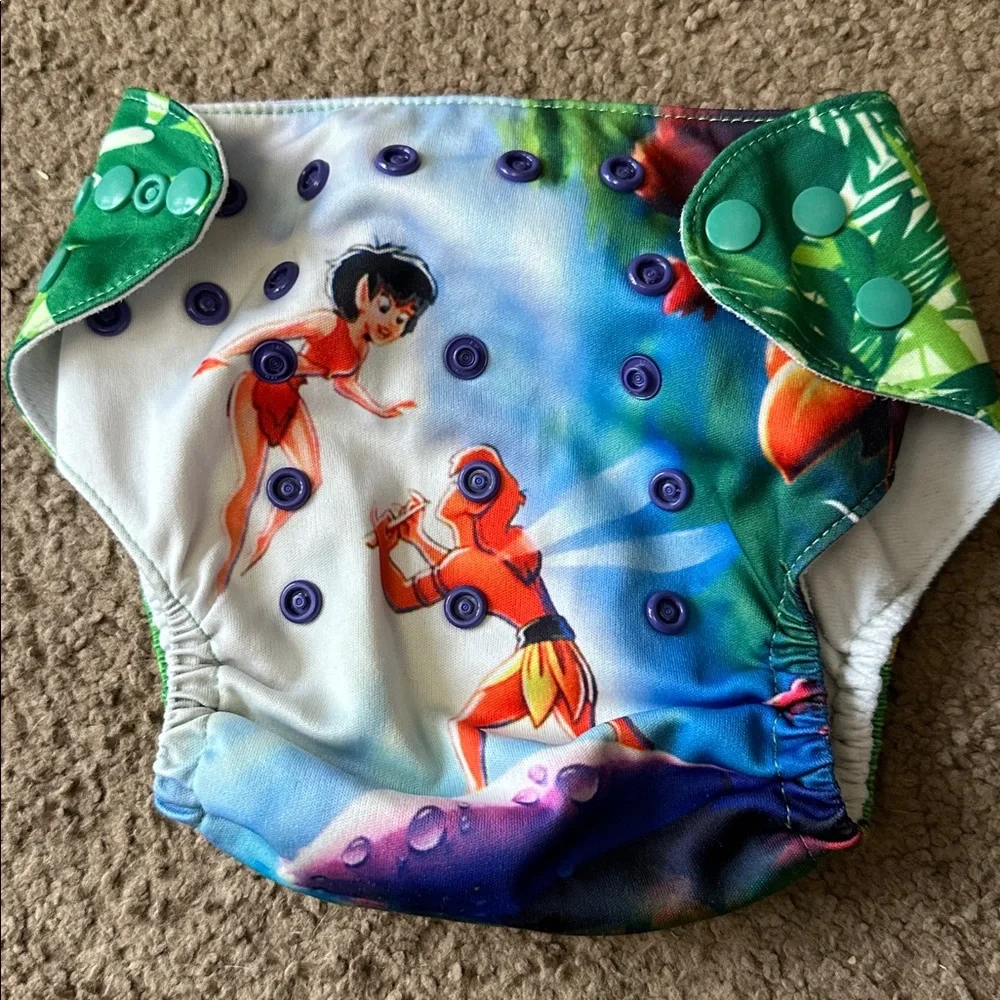 Fern Gully OS Cloth Diaper Cover